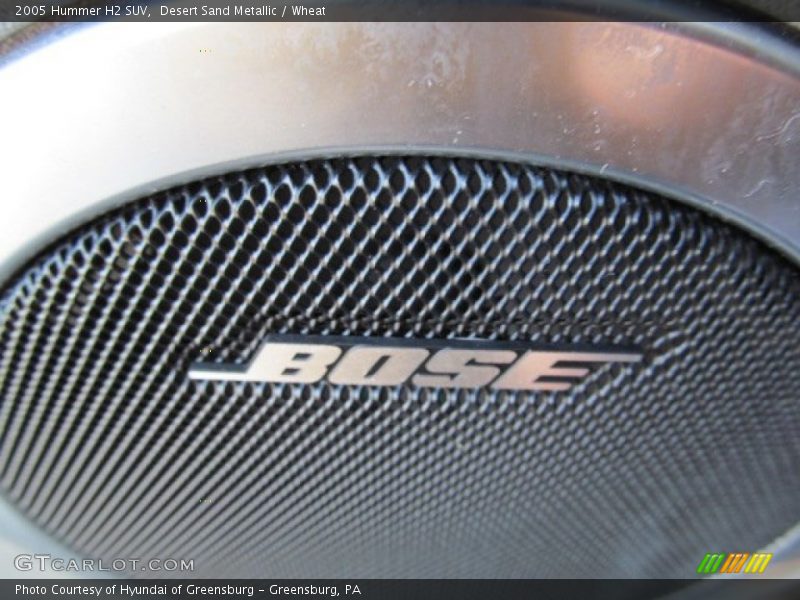 Audio System of 2005 H2 SUV