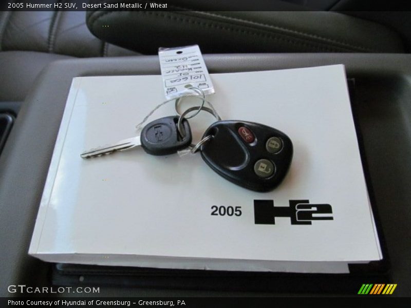 Keys of 2005 H2 SUV