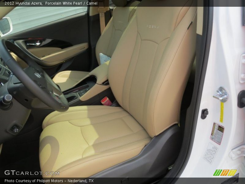 Porcelain White Pearl / Camel 2012 Hyundai Azera