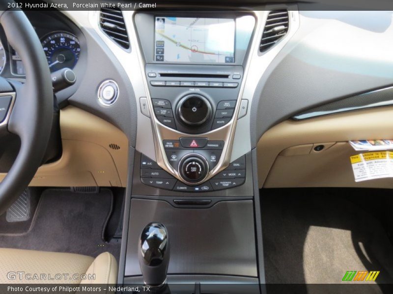 Porcelain White Pearl / Camel 2012 Hyundai Azera
