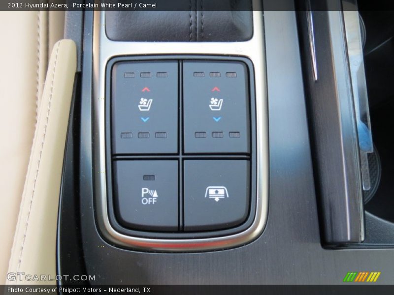 Porcelain White Pearl / Camel 2012 Hyundai Azera