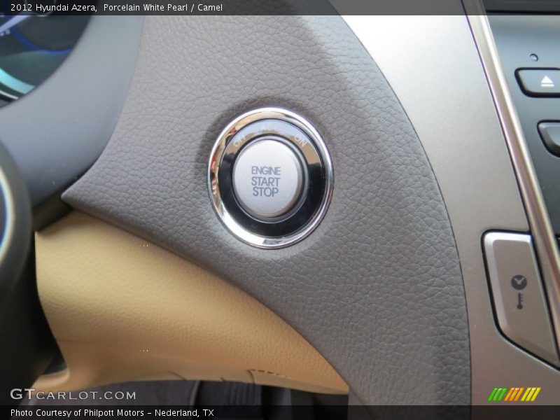 Porcelain White Pearl / Camel 2012 Hyundai Azera