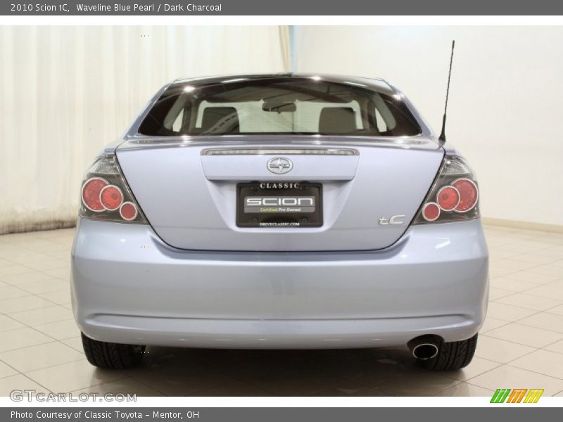 Waveline Blue Pearl / Dark Charcoal 2010 Scion tC