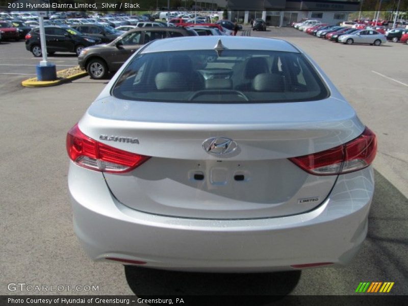 Silver / Black 2013 Hyundai Elantra Limited