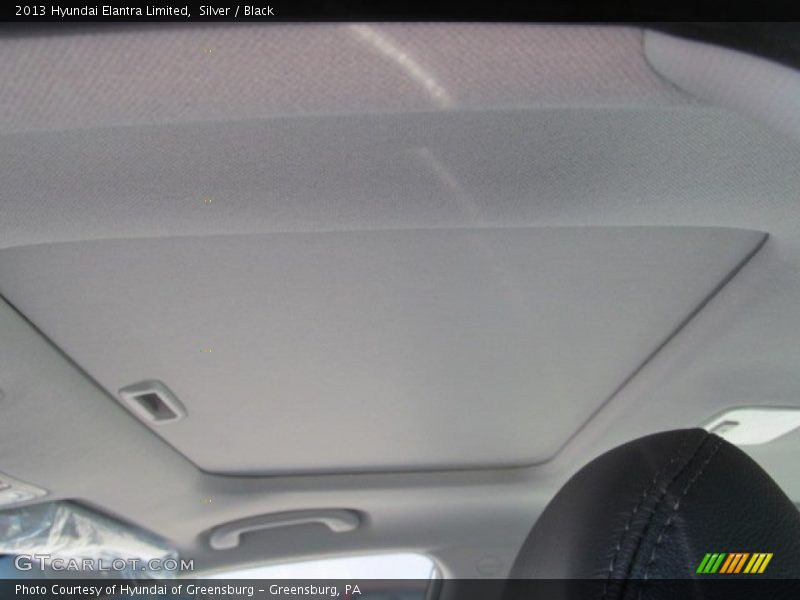 Silver / Black 2013 Hyundai Elantra Limited