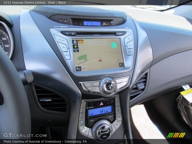 Silver / Black 2013 Hyundai Elantra Limited