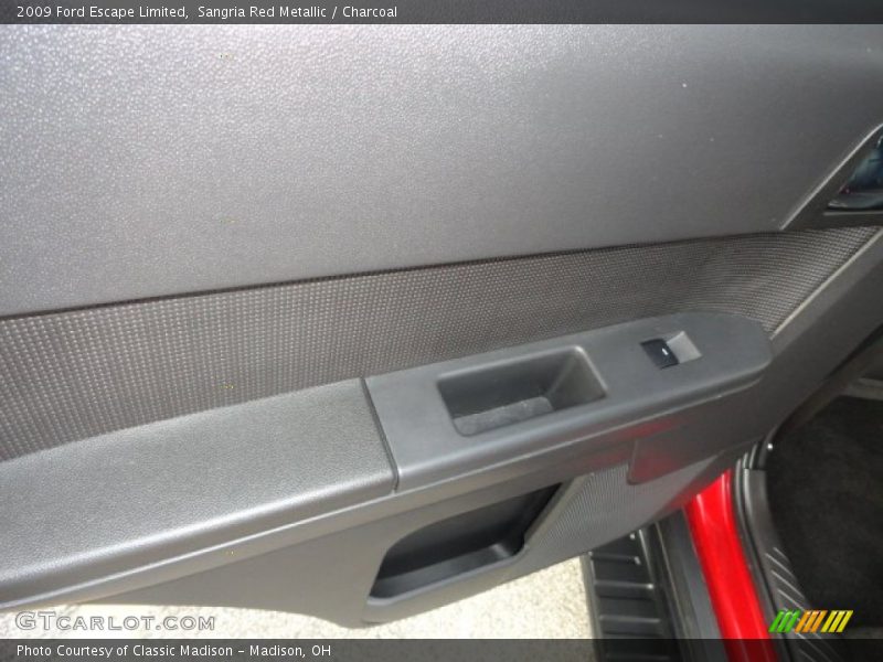 Sangria Red Metallic / Charcoal 2009 Ford Escape Limited