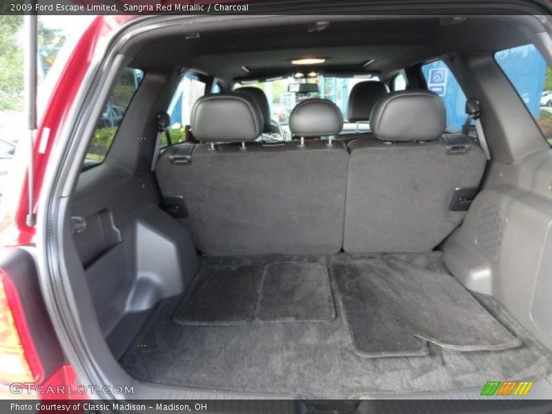 Sangria Red Metallic / Charcoal 2009 Ford Escape Limited
