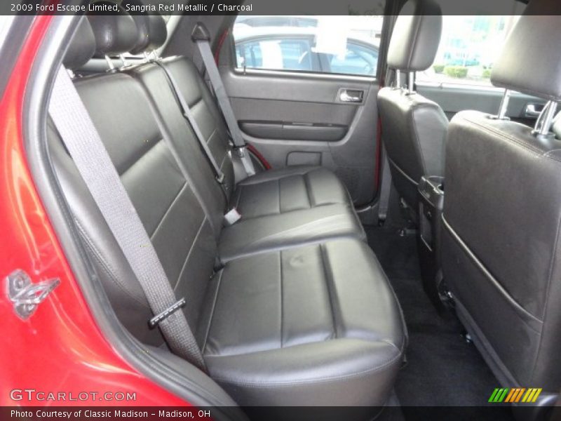 Sangria Red Metallic / Charcoal 2009 Ford Escape Limited