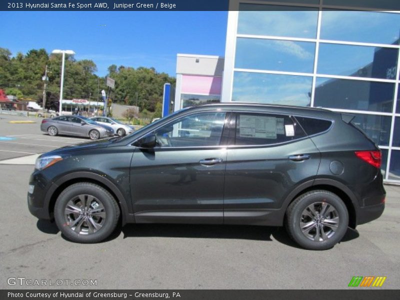  2013 Santa Fe Sport AWD Juniper Green