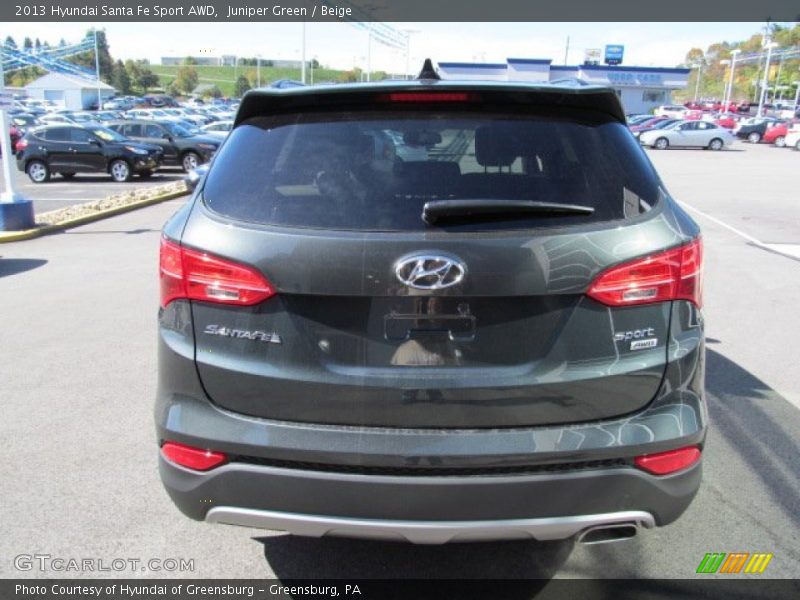 Juniper Green / Beige 2013 Hyundai Santa Fe Sport AWD