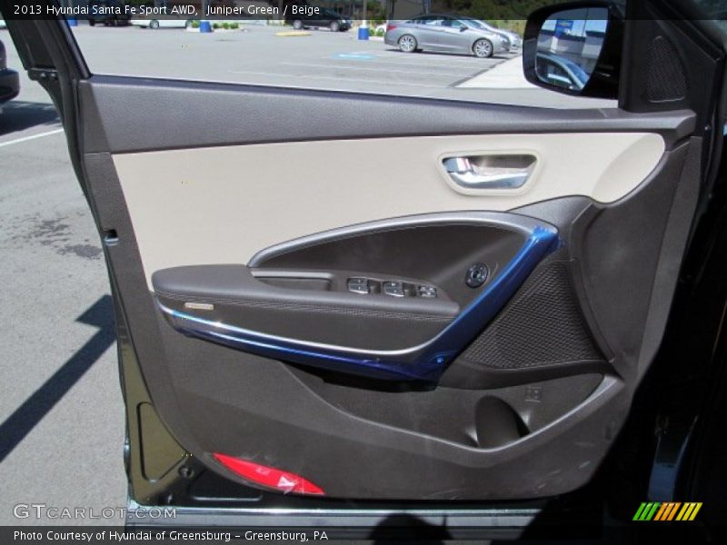 Door Panel of 2013 Santa Fe Sport AWD