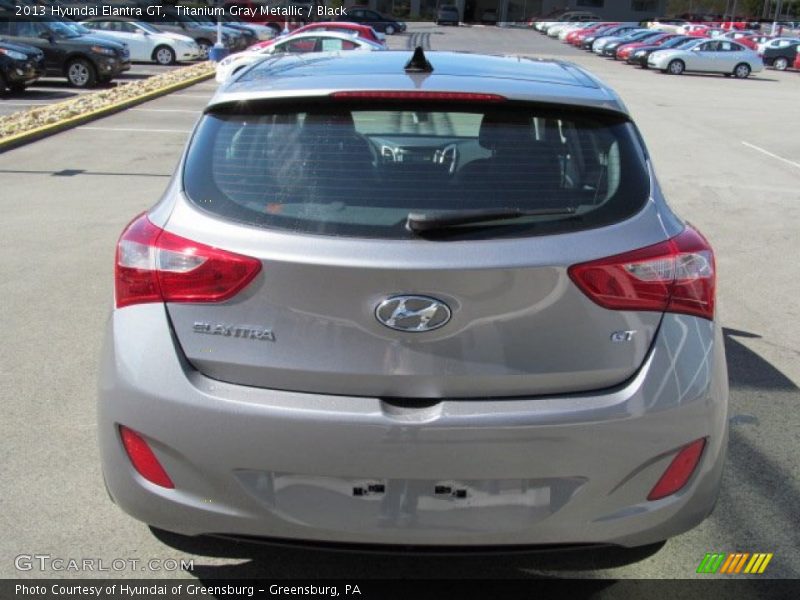 Titanium Gray Metallic / Black 2013 Hyundai Elantra GT