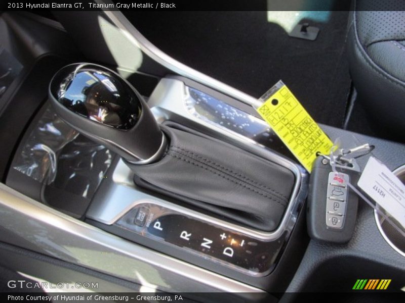 Titanium Gray Metallic / Black 2013 Hyundai Elantra GT