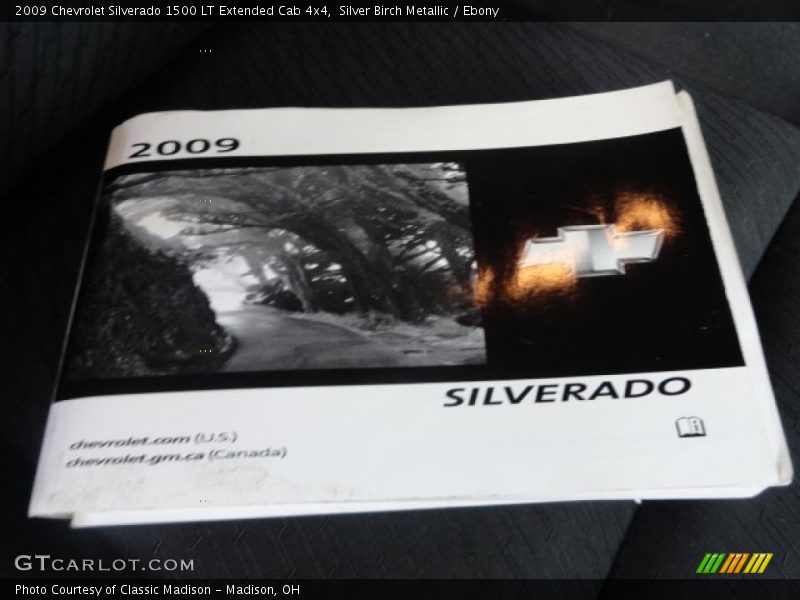 Silver Birch Metallic / Ebony 2009 Chevrolet Silverado 1500 LT Extended Cab 4x4
