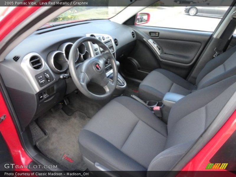 Lava Red Metallic / Graphite 2005 Pontiac Vibe