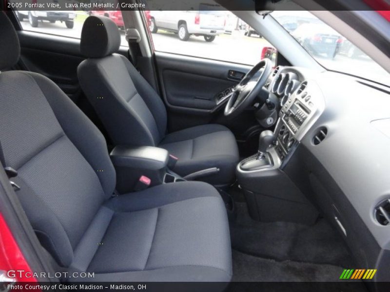 Lava Red Metallic / Graphite 2005 Pontiac Vibe