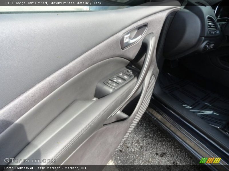 Maximum Steel Metallic / Black 2013 Dodge Dart Limited
