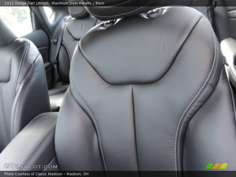 Maximum Steel Metallic / Black 2013 Dodge Dart Limited