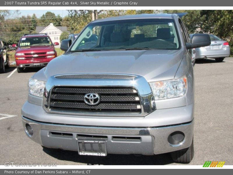 Silver Sky Metallic / Graphite Gray 2007 Toyota Tundra SR5 Regular Cab 4x4