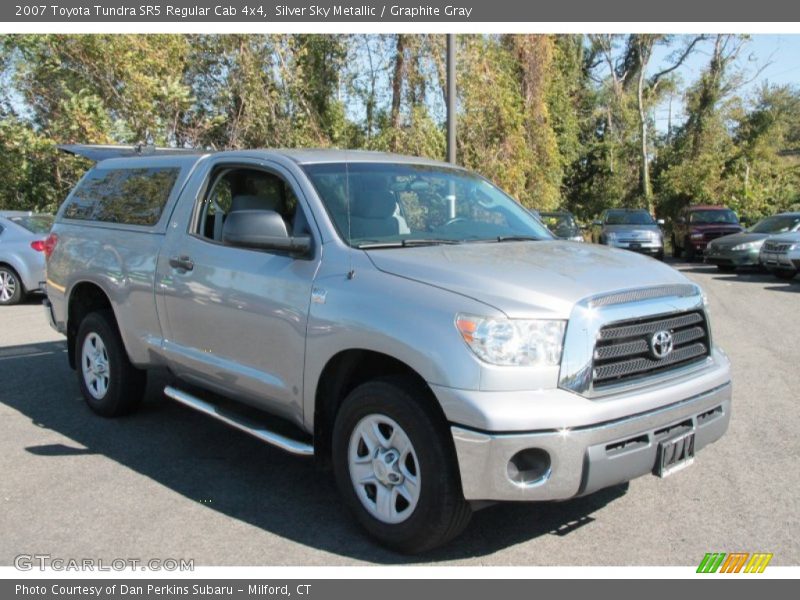Silver Sky Metallic / Graphite Gray 2007 Toyota Tundra SR5 Regular Cab 4x4