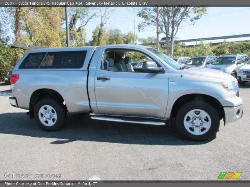 Silver Sky Metallic / Graphite Gray 2007 Toyota Tundra SR5 Regular Cab 4x4