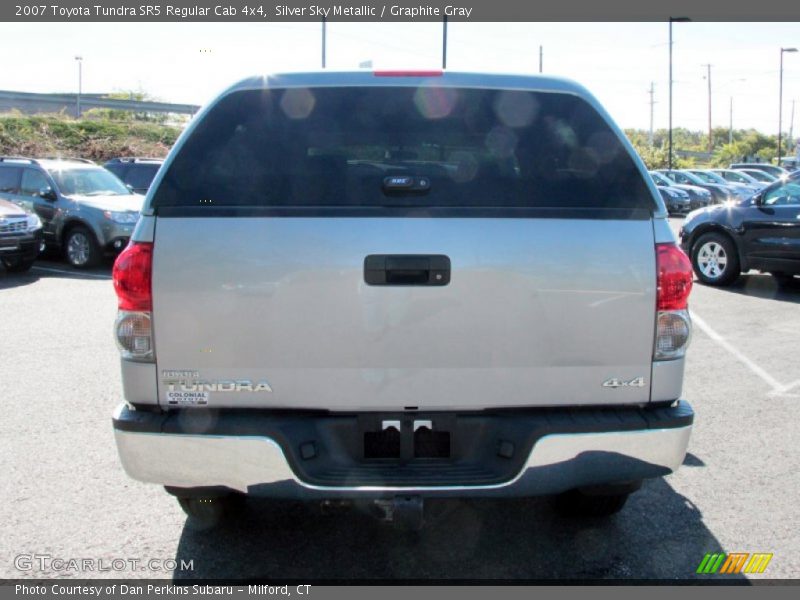 Silver Sky Metallic / Graphite Gray 2007 Toyota Tundra SR5 Regular Cab 4x4