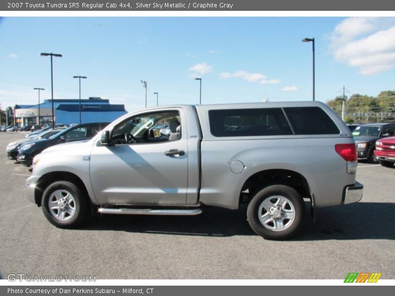 Silver Sky Metallic / Graphite Gray 2007 Toyota Tundra SR5 Regular Cab 4x4
