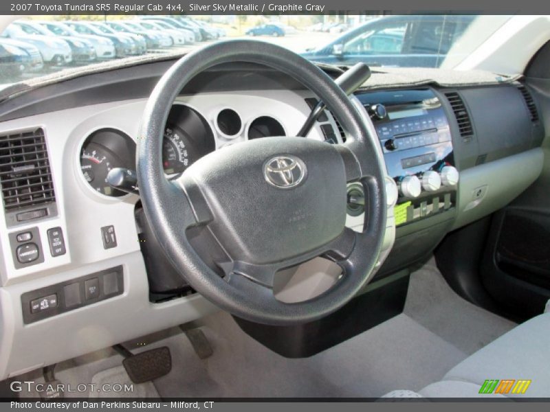 Silver Sky Metallic / Graphite Gray 2007 Toyota Tundra SR5 Regular Cab 4x4