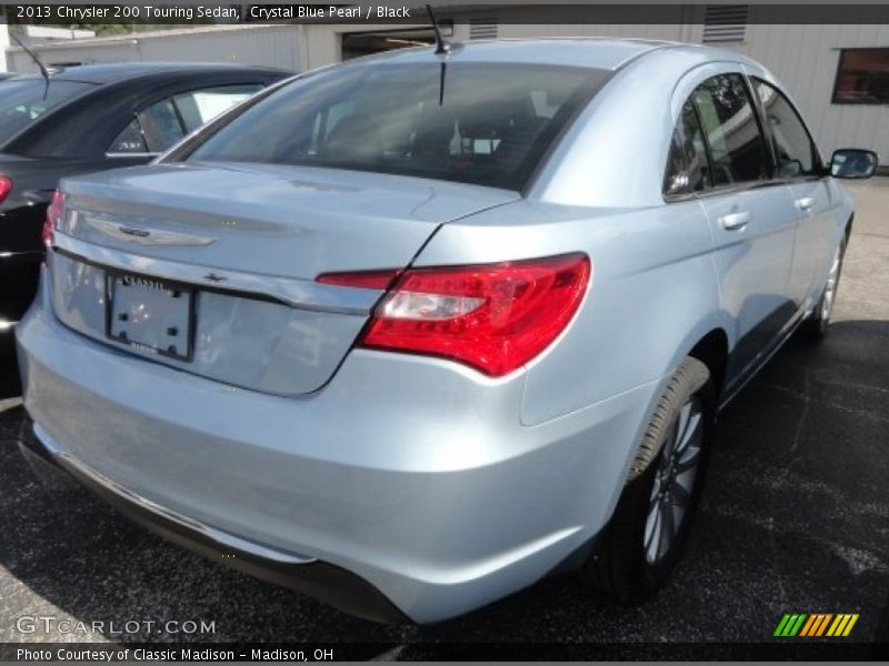 Crystal Blue Pearl / Black 2013 Chrysler 200 Touring Sedan