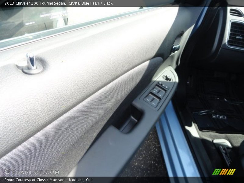 Crystal Blue Pearl / Black 2013 Chrysler 200 Touring Sedan