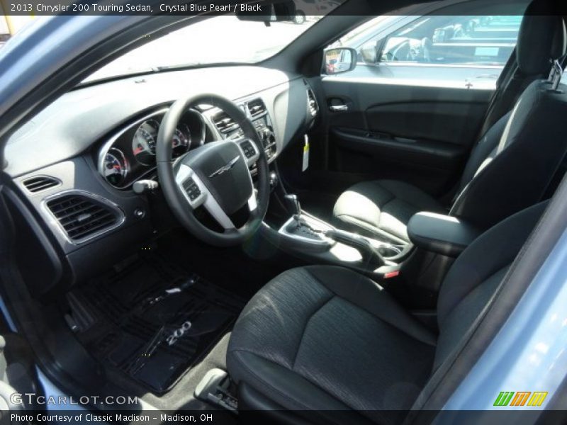 Crystal Blue Pearl / Black 2013 Chrysler 200 Touring Sedan
