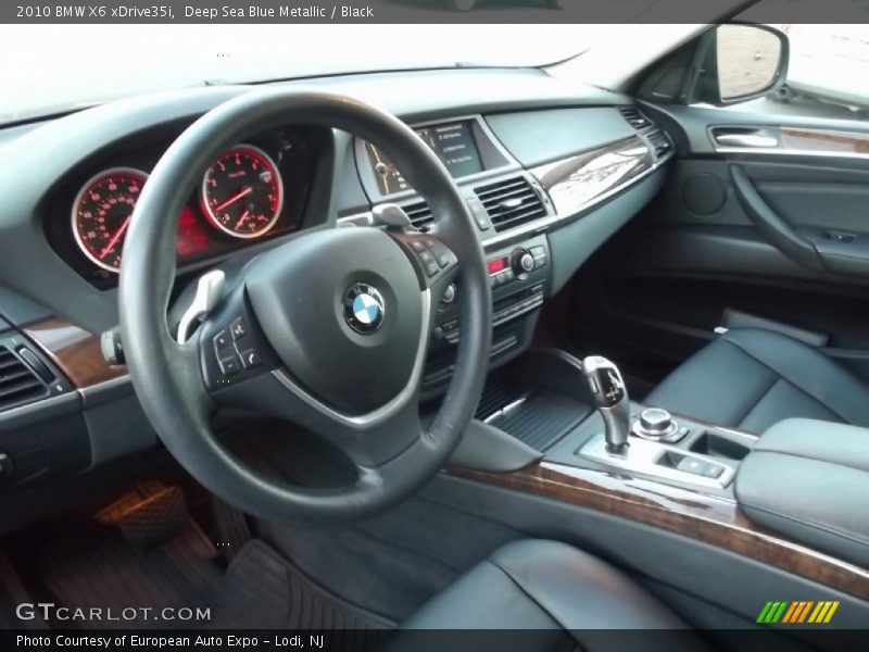 Deep Sea Blue Metallic / Black 2010 BMW X6 xDrive35i