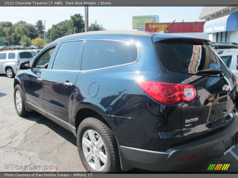Dark Blue Metallic / Ebony 2012 Chevrolet Traverse LT AWD