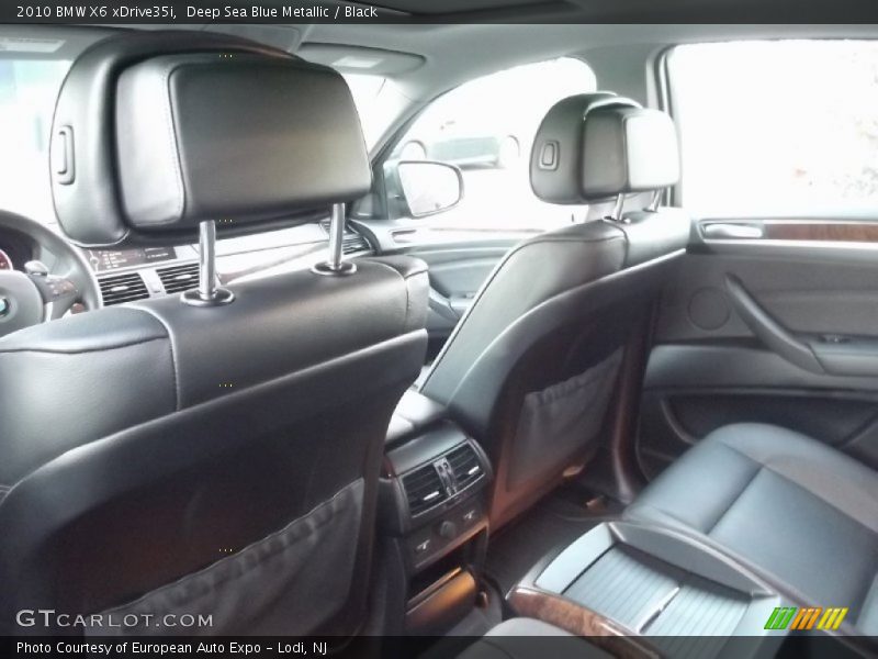 Deep Sea Blue Metallic / Black 2010 BMW X6 xDrive35i