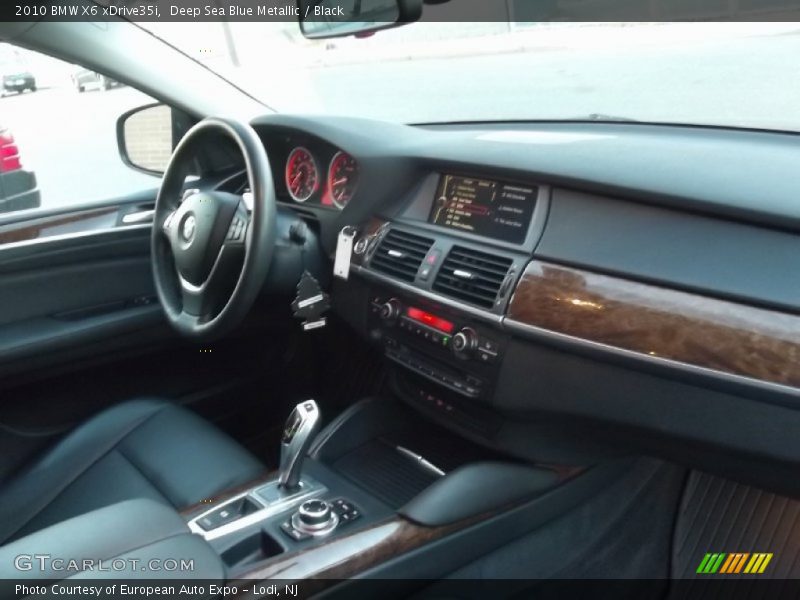 Deep Sea Blue Metallic / Black 2010 BMW X6 xDrive35i