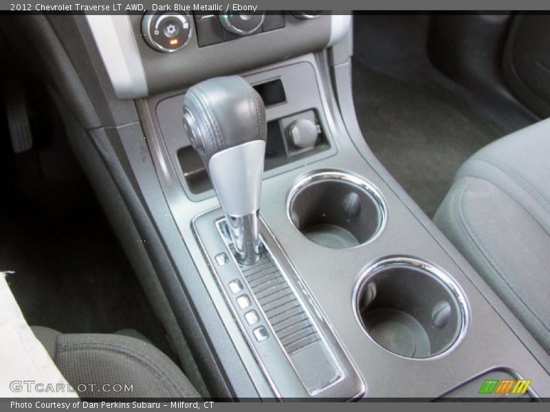Dark Blue Metallic / Ebony 2012 Chevrolet Traverse LT AWD