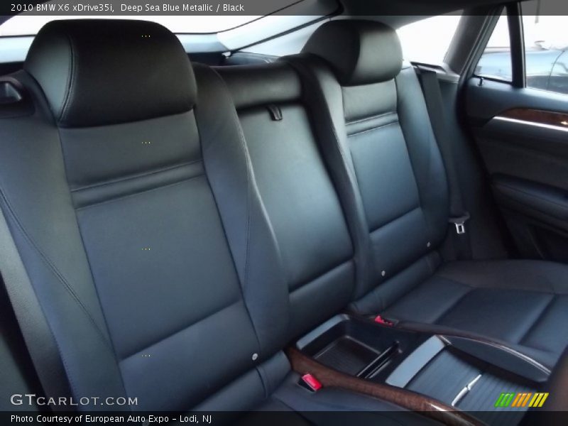 Deep Sea Blue Metallic / Black 2010 BMW X6 xDrive35i