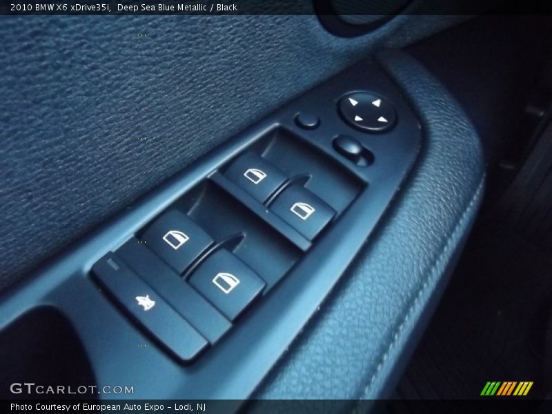 Deep Sea Blue Metallic / Black 2010 BMW X6 xDrive35i