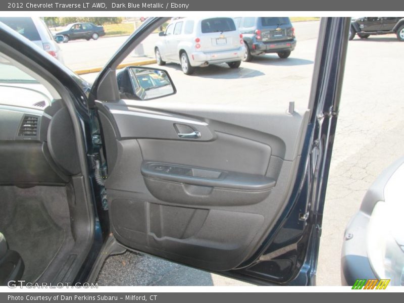 Dark Blue Metallic / Ebony 2012 Chevrolet Traverse LT AWD