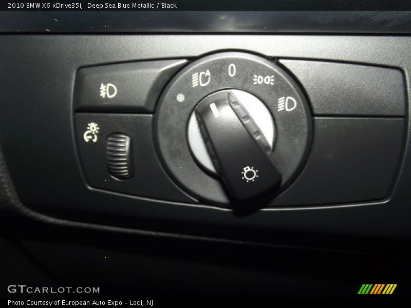 Deep Sea Blue Metallic / Black 2010 BMW X6 xDrive35i