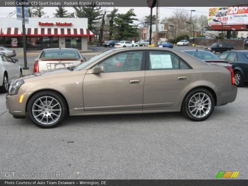 Radiant Bronze / Cashmere 2006 Cadillac CTS Sport Sedan