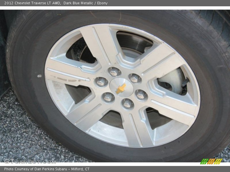 Dark Blue Metallic / Ebony 2012 Chevrolet Traverse LT AWD