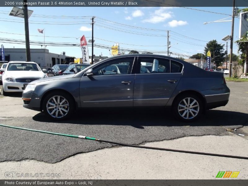 United Grey Metallic / Black 2006 Volkswagen Passat 3.6 4Motion Sedan
