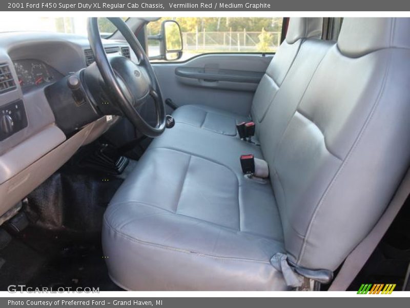  2001 F450 Super Duty XL Regular Cab Chassis Medium Graphite Interior