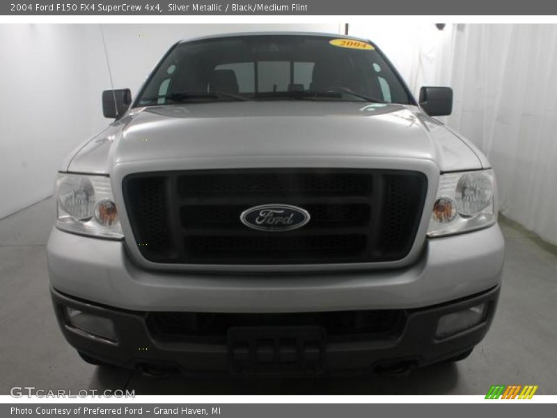 Silver Metallic / Black/Medium Flint 2004 Ford F150 FX4 SuperCrew 4x4