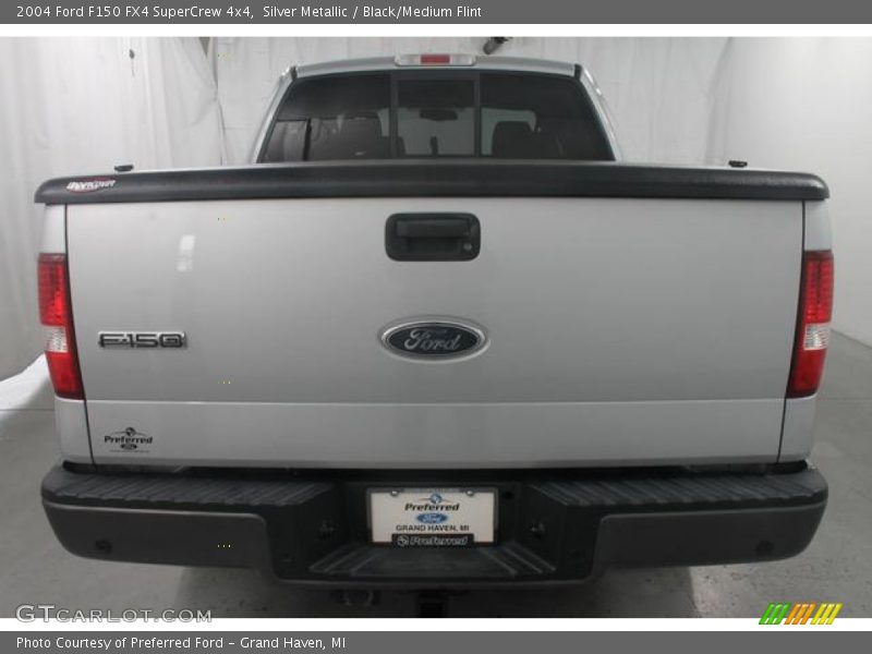 Silver Metallic / Black/Medium Flint 2004 Ford F150 FX4 SuperCrew 4x4