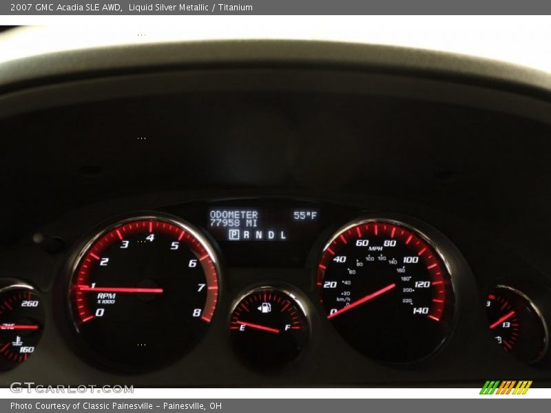 Liquid Silver Metallic / Titanium 2007 GMC Acadia SLE AWD