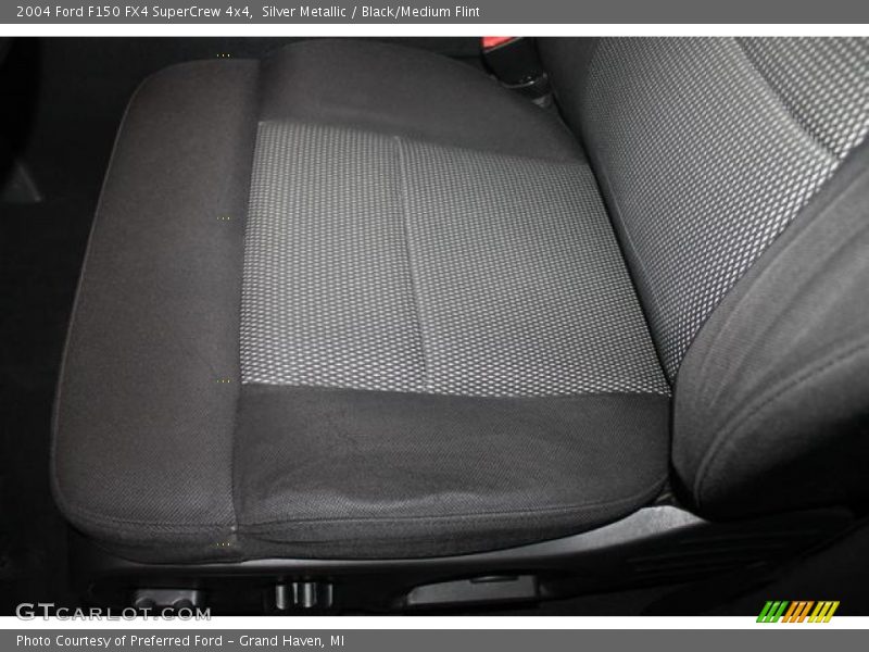 Silver Metallic / Black/Medium Flint 2004 Ford F150 FX4 SuperCrew 4x4