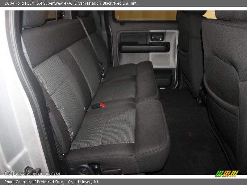 Silver Metallic / Black/Medium Flint 2004 Ford F150 FX4 SuperCrew 4x4